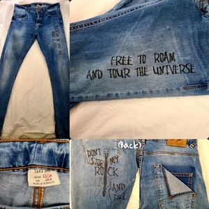 Zara Boys Rocker Skinny Stretch Skinny Jeans